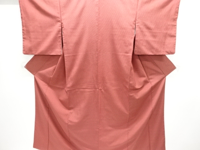 JAPANESE KIMONO / ANTIQUE KIMONO / TAISHO ROMAN STYLE / SILK / WOVEN ABSTRACT PATTERN